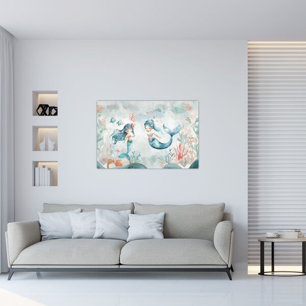 Obraz - Morské panny (90x60 cm)