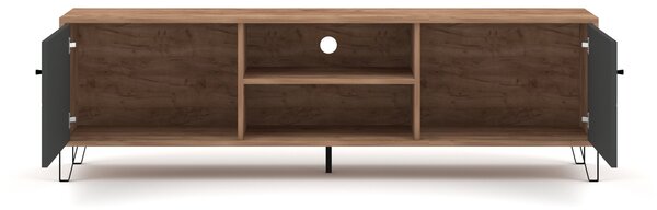 Vivaldi TV stolík Bilbao 183 cm dub Craft Tobacco/grafit