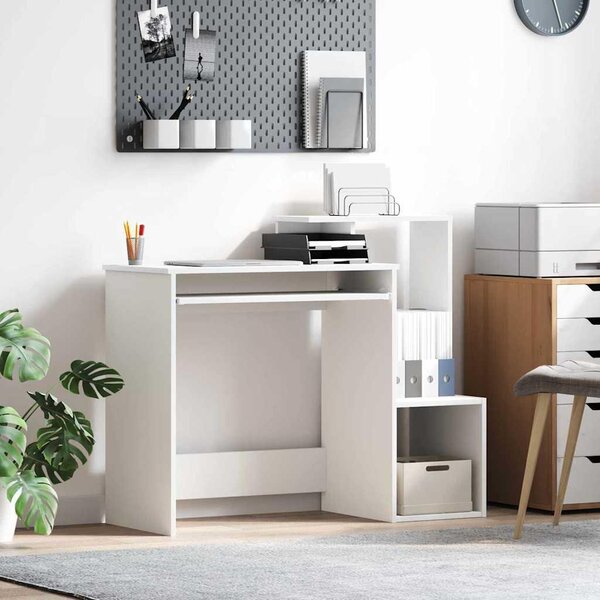 Maison Exclusive – písací stôl, biela drevotrieska, rozmer 106 x 41 x 88,5 cm