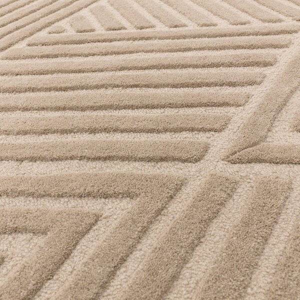 Svetlohnedý vlnený koberec 120x170 cm Hague – Asiatic Carpets