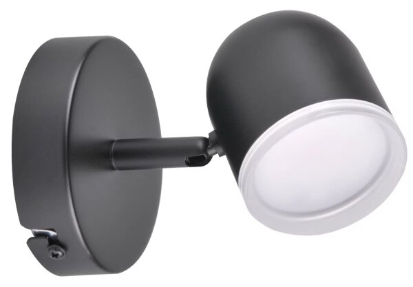 LED Nástenné bodové svietidlo RAWI LED/4,2W/230V čierna