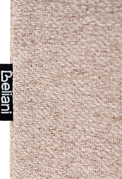 Kontinentálna posteľ bez čela béžová polyester čalúnený rám 180 x 200 cm pružinový matrac spálňa