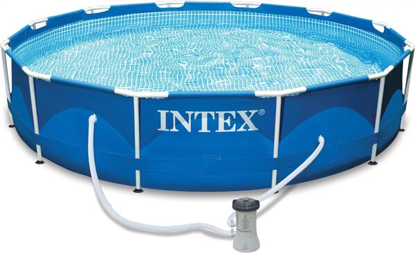 Intex 28212GN, Rámový bazén, Modrá, Biela, 24,1 kg