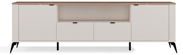 TP Living TV stolík CORDOBA 2D2S kašmírový/dub Castello
