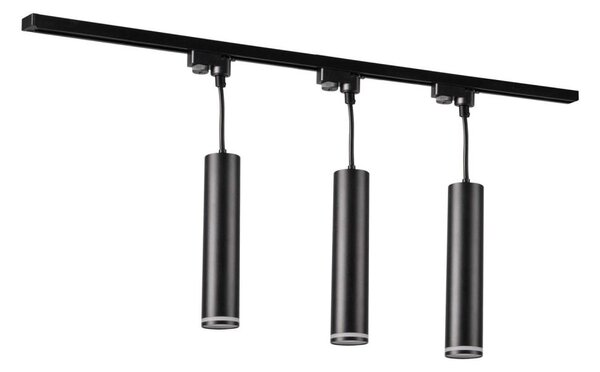 Luster na lanku do lištového systému PARIS 3xGU10/10W/230V + 1 m lištový systém