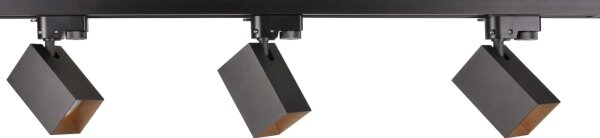 Bodové svietidlo do lištového systému SQUARE 3xGU10/10W/230V + 1 m lištový systém
