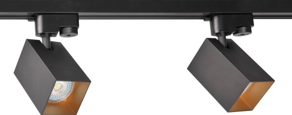Bodové svietidlo do lištového systému SQUARE 3xGU10/10W/230V + 1 m lištový systém
