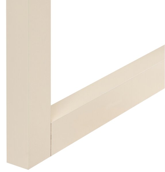 Písací stôl svetlobéžový drevotrieska 110 x 50 cm obdĺžnikový tvar skrinka zásuvka minimalistický dizajn kancelária