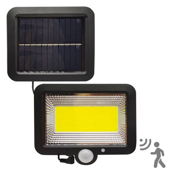 LED Solárny reflektor so senzorom DUO LED/1W/3,7V 1200 mAh IP44