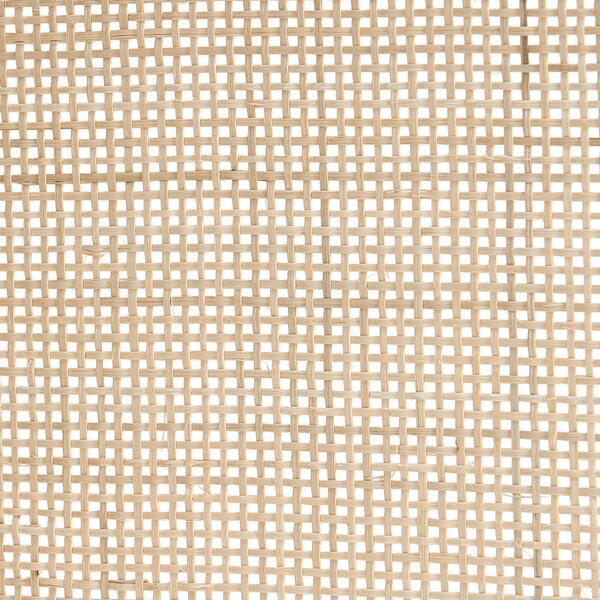 TV stolík svetlé drevo prírodné ratanové dvere prútený čierne kovové nohy 180 x 63 cm úložný priestor boho štýl obývačka