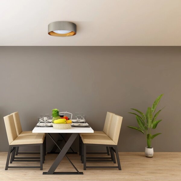 LED Stropné svietidlo TULUZA LED/18W/230V pr. 32 cm hnedá