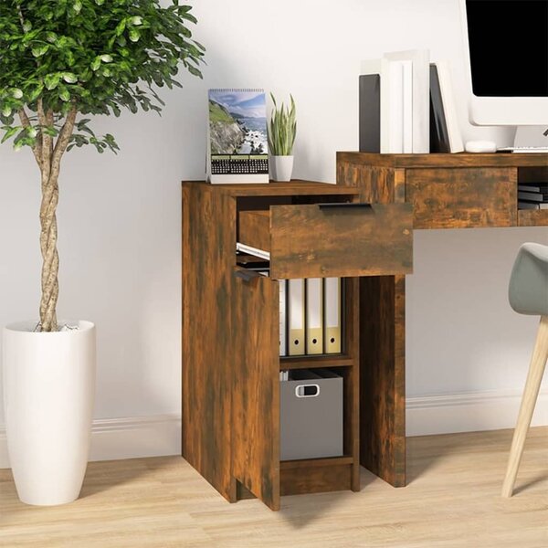 Maison Exclusive – písací stôl z dymového dubu 33,5 x 50 x 75 cm drevený materiál