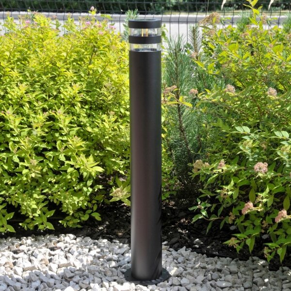 Vonkajšia lampa RINO 1xE27/12W/230V IP54 74 cm čierna