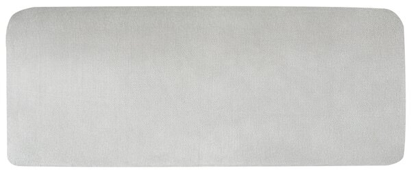 Rohová pohovka ľavostranná svetlosivá ženilková kovové čierne nohy 190 x 272 x 83 cm 3-miestna v tvare L moderný štýl