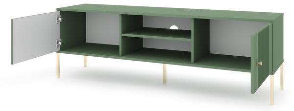 Vivaldi TV stolík Iseo II 154,5 cm zelený
