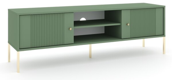 Vivaldi TV stolík Iseo II 154,5 cm zelený