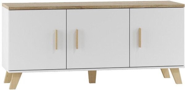 HALMAR TV stolík Lotta I 150 cm dub sonoma/biely