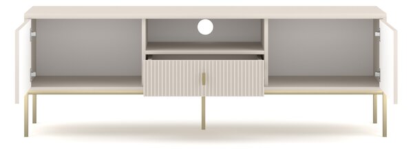 Vivaldi TV stolík Maggiore 154,5 cm kašmírový/zlatý