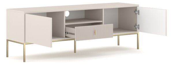 Vivaldi TV stolík Maggiore 154,5 cm kašmírový/zlatý