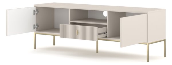 Vivaldi TV stolík Maggiore 154,5 cm kašmírový/zlatý