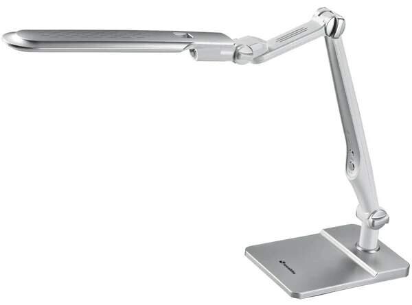 LED stmievateľná stolová lampa strieborná 600lm (LBL1207-STR)