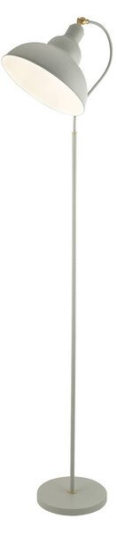 Searchlight Stojacia lampa Yosra, taupe, kov, 166 cm, E27, Krémová / jantárovo žltá, Obývacia izba / jedáleň, kov, Moderný, Oblúková stojaca lampa