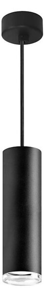 Kúpeľňový luster na lanku TURYN 1xGU10/10W/230V IP44 čierna