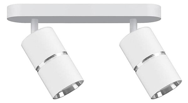 Bodové svietidlo BAMBOO 2xGU10/10W/230V biela