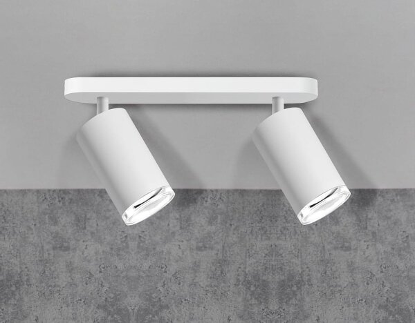 Kúpeľňové bodové svietidlo TURYN 2xGU10/10W/230V IP44 biela