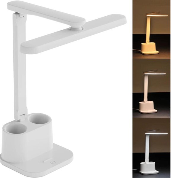 LED Stmievateľná dotyková stolná lampa BARI LED/6W/230V biela