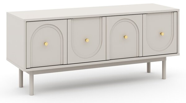 Vivaldi TV stolík Mazoma 154 cm kašmír/zlatý