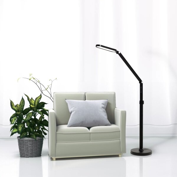 LED Stmievateľná dotyková stojacia lampa FERRARA LED/13W/230V 3000/4000/6000K