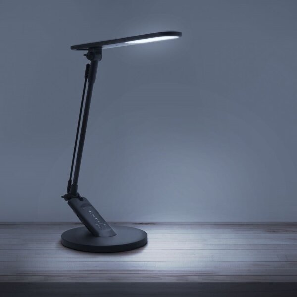 LED Stmievateľná dotyková stolná lampa OPTIMUM LED/7W/230V 3000/4000/6000K čierna