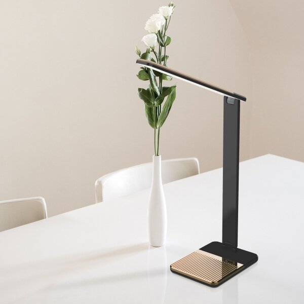 LED Stmievateľná dotyková stolná lampa PRESTIGE LED/12W/230V 2700/6500K čierna