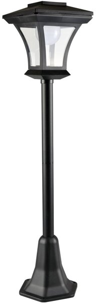 LED Solárna lampa TIRANA LED/1,6W/1,2V 600 mAh IP44 čierna