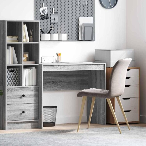 Maison Exclusive – Písací stôl Sonoma v šedej farbe 90 x 40 x 76 cm