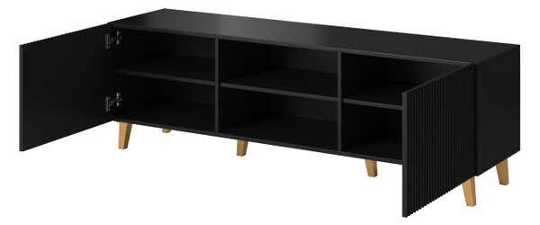 HALMAR TV stolík Pafos 150 cm čierny