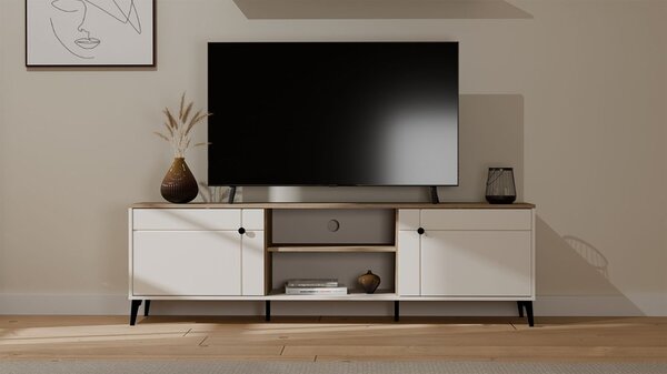 TP Living TV stolík Point 183 cm dub Castello/kašmírová