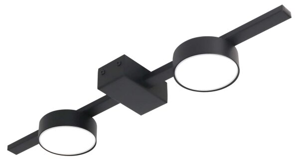 LED Stropné svietidlo JOY 2xGX53/6W/230V čierna