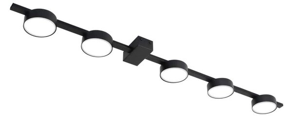LED Stropné svietidlo JOY 5xGX53/6W/230V čierna