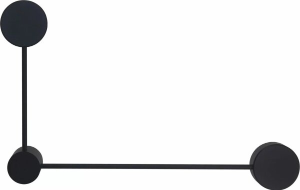 LED Nástenné svietidlo JOY 2xGX53/6W/230V čierna