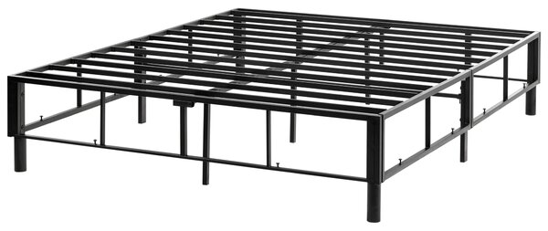 Kontinentálna posteľ bez čela sivá polyester čalúnený rám 140 x 200 cm pružinový matrac spálňa