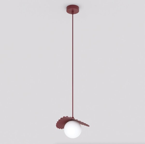 Závesný luster na lanku FLORA 1xG9/8W/230V červený