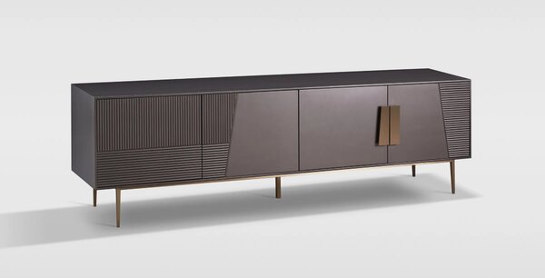 LivinHill TV stolík Stilig ST101B 200 cm grafit/zlatý