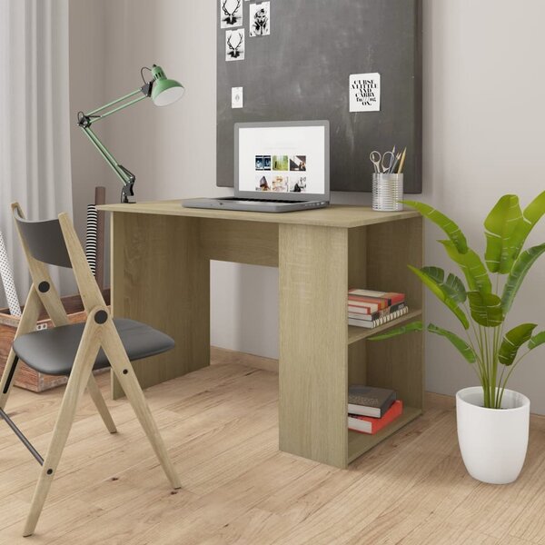Maison Exclusive - písací stôl Sonoma dub 110x60x73 cm drevený materiál