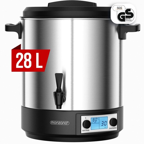 Monzana Varič na čaj/víno/punč DION, 28l, strieborná