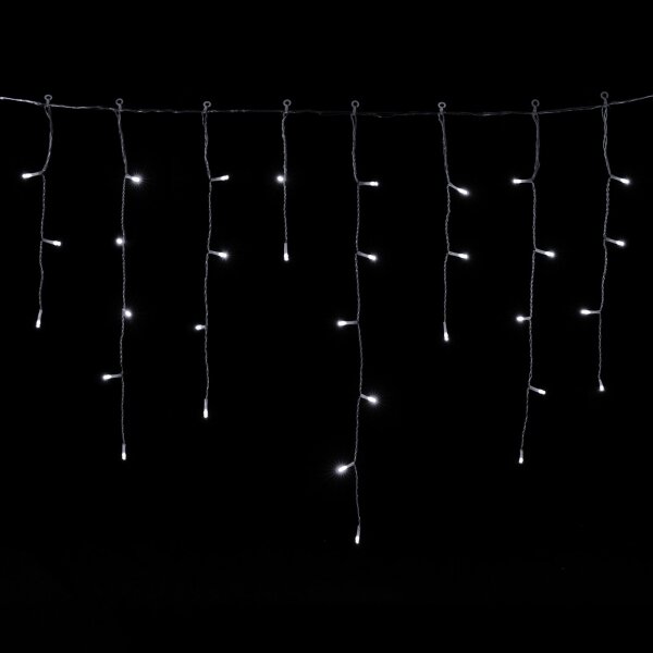 BRILAGI-LED Vonkajšia vianočná reťaz 600xLED/6W/8 funkcií 33x0,6m IP44 studená biela