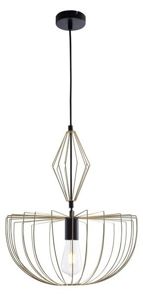 Luster na lanku JASMINA 1xE27/20W/230V pr. 40 cm zlatá