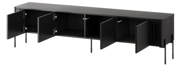 HALMAR TV stolík Vera 190 cm čierny