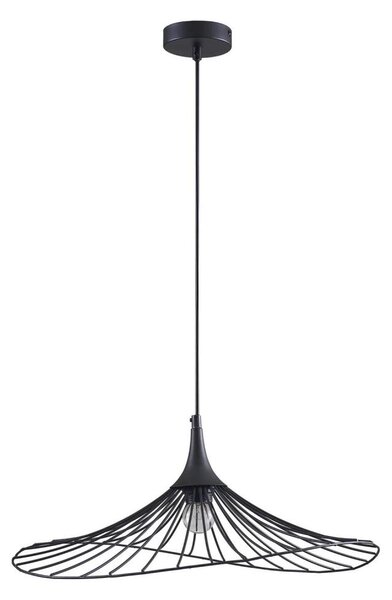 Luster na lanku ARIELLE 1xE27/20W/230V pr. 50 cm čierna